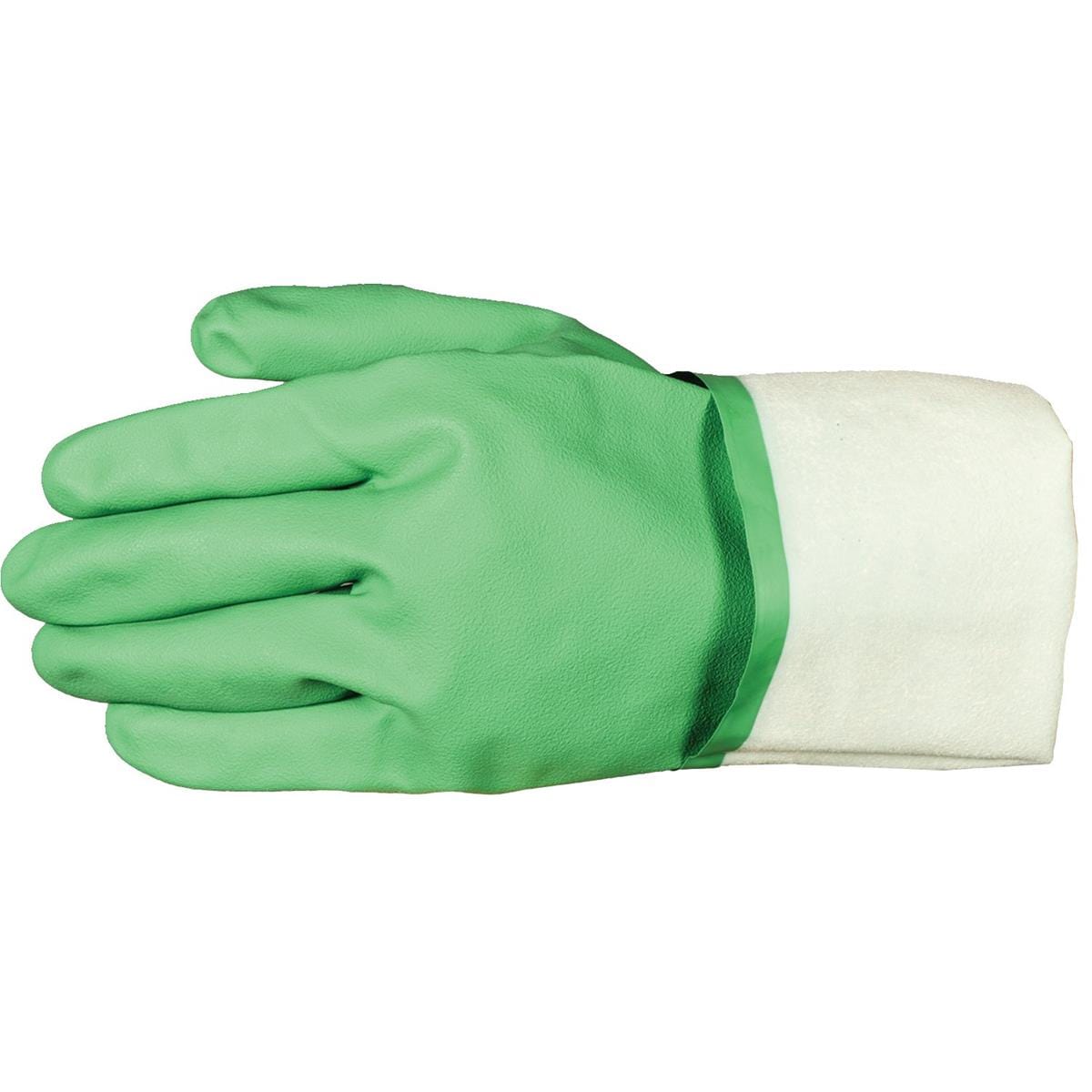 SHOWA 731 Chemical-Resistant 15-mil Flock-Lined Biodegradable Nitrile Gloves