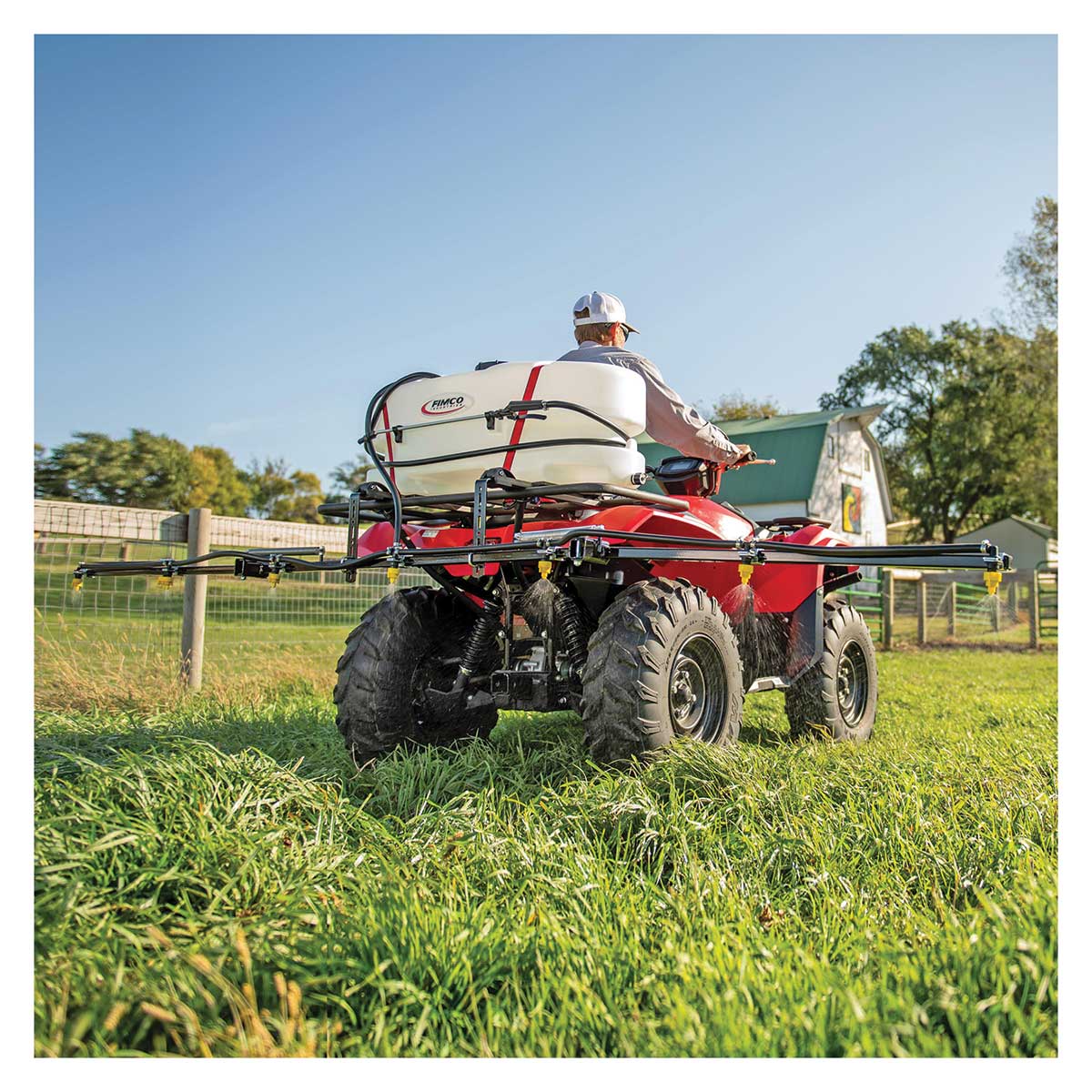 Fimco 25 Gallon ATV Sprayer 2.4 GPM 7 Nozzle