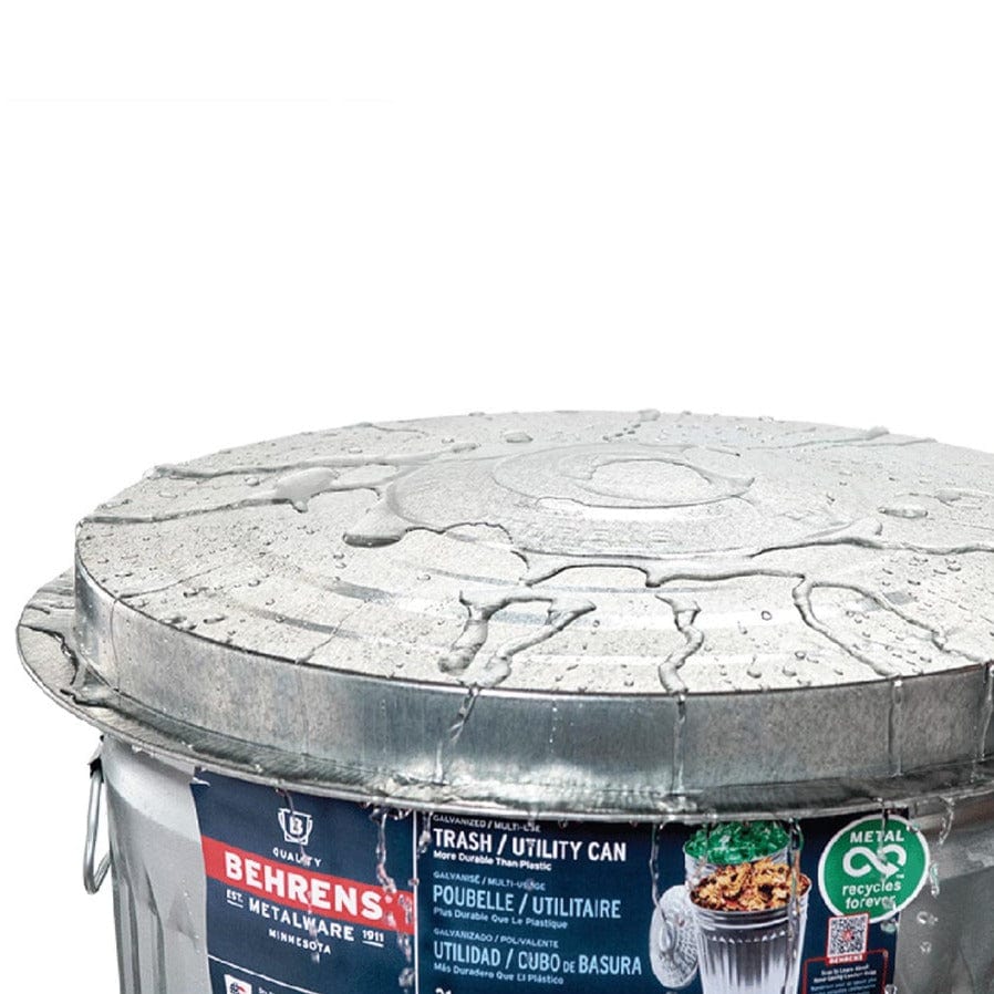 Behrens Galvanized Trash Can