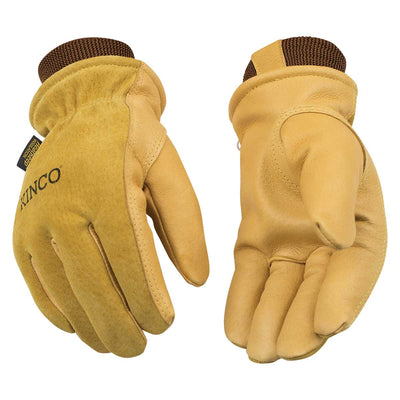 Kinco Insulated Pigskin Gloves with Knit Wrist