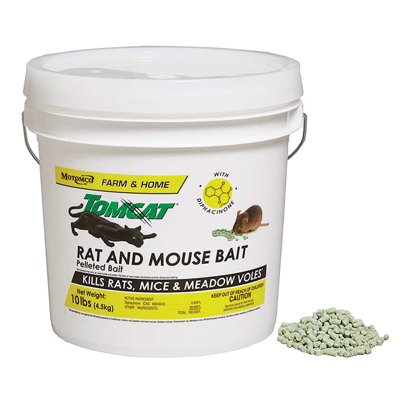 Tomcat Rat and Mouse Bait, 10-lb. Pkg. of Pellets