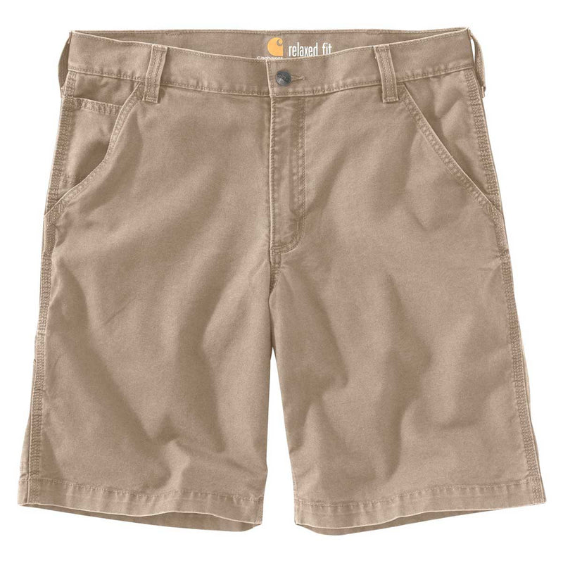 Carhartt Shorts: Men's 102514 039 Gravel Grey Rugged Flex Rigby Canvas  Shorts