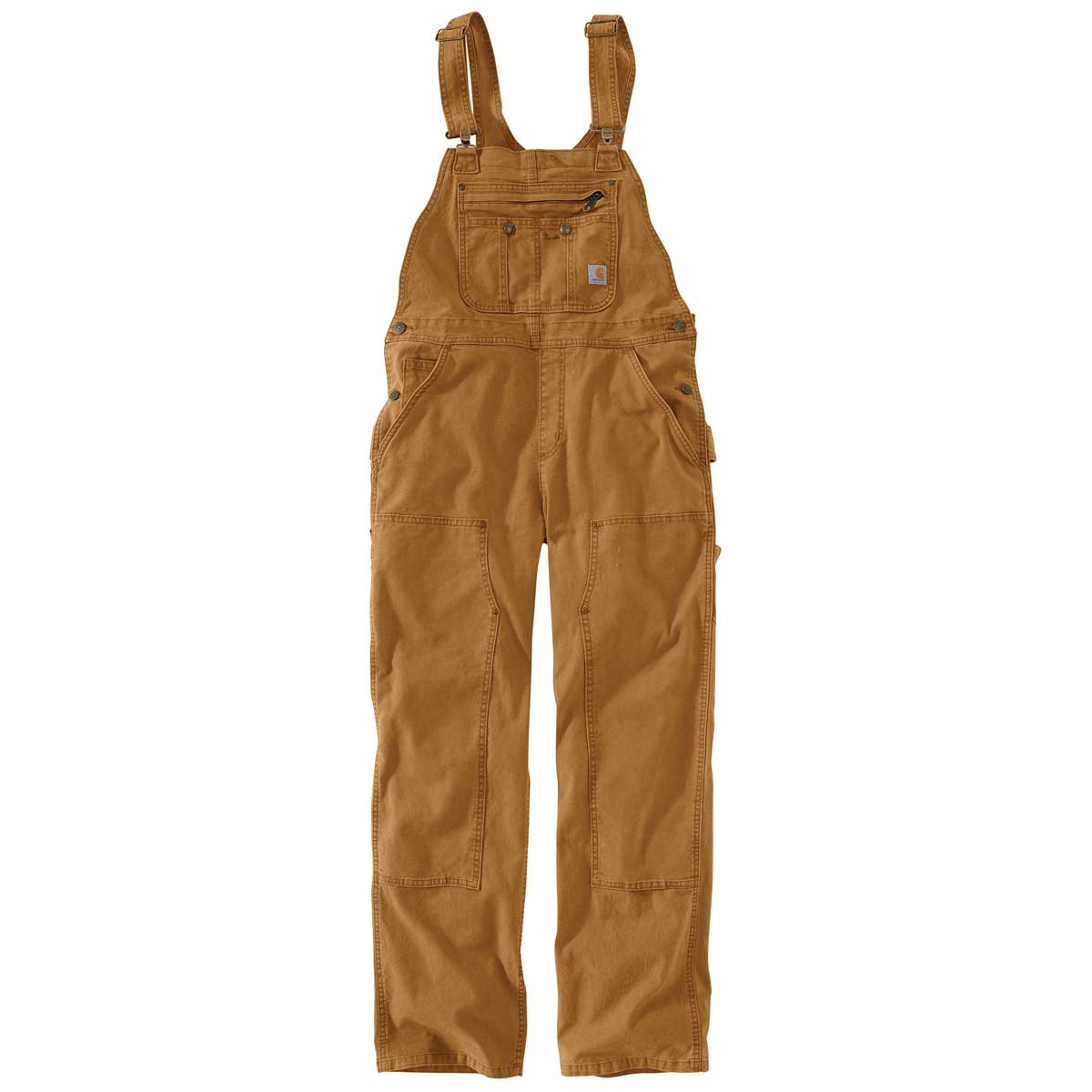 Carhartt Women's Crawford Bib Overalls - Brown - 102438 | Gemplers