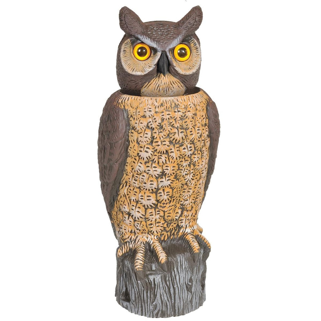 Solar-Powered Owl Decoy with Rotating Head | Gemplers