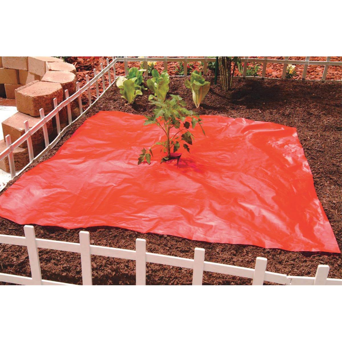 Perforated Red Mulch Film