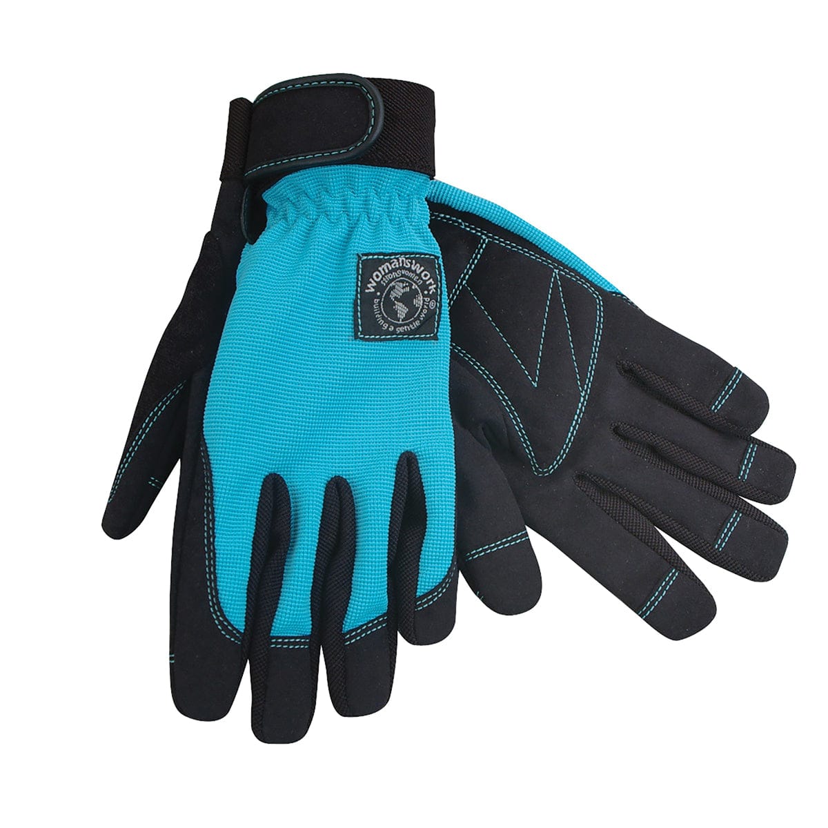 Teal Blue Womanswork Digger Gloves
