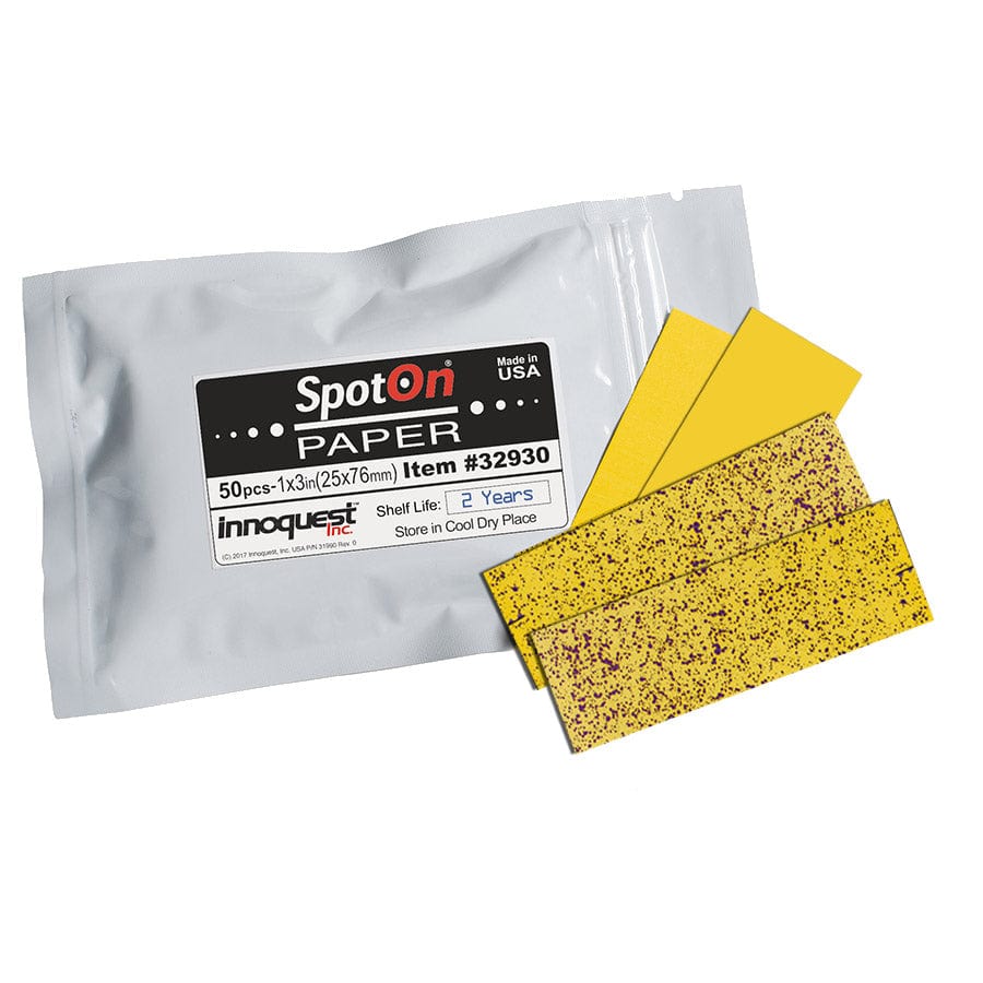SpotOn Spray Pattern Test Paper