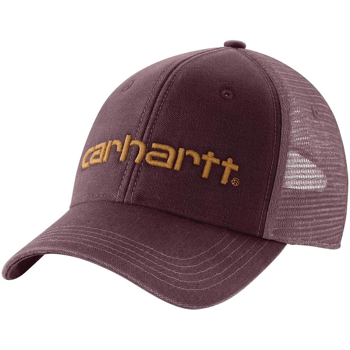 Carhartt Men s Canvas Mesh Back Logo Cap Port