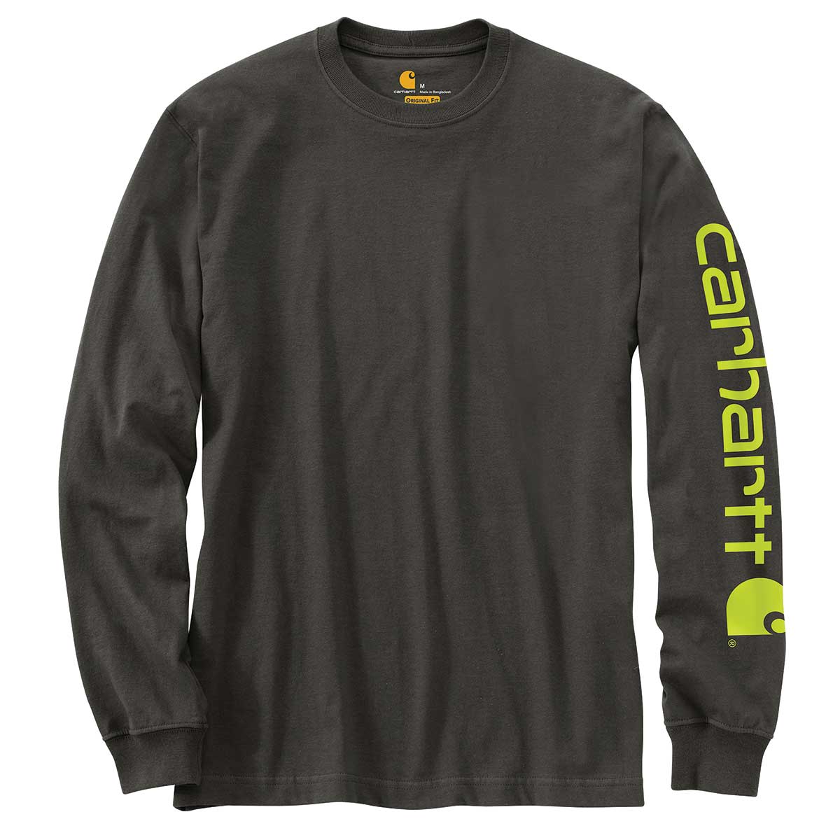 Carhartt Men's Signature Logo Long Sleeve T-Shirt