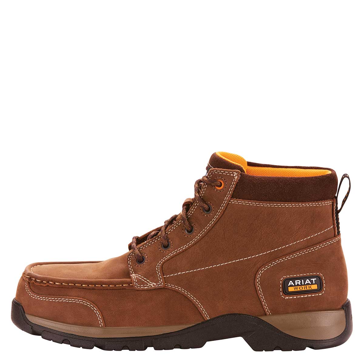 Side view of the Ariat Edge LTE Chukka Safety Toe Boot