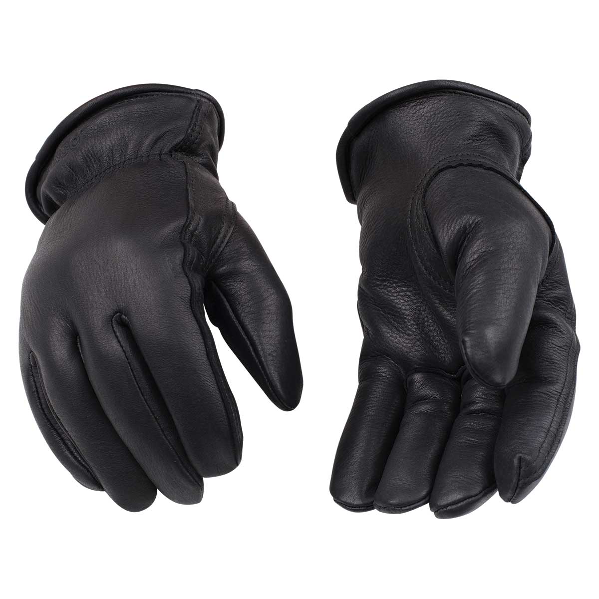 Kinco Lined Black Premium Deerskin Driver Gloves