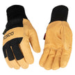 Kinco Lined Grain Pigskin Palm Gloves with Knit Wrist