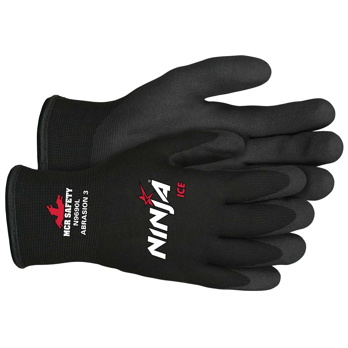 ninja handschuhe MCR Safety N9690XL Ninja Ice Gloves, Black, X-Large