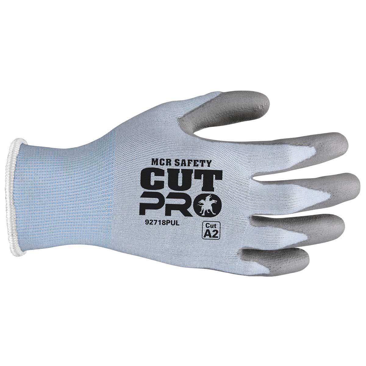 Front of MCR Safety Cut Pro 18-ga. Hypermax Shell Polyurethane Coated Gloves