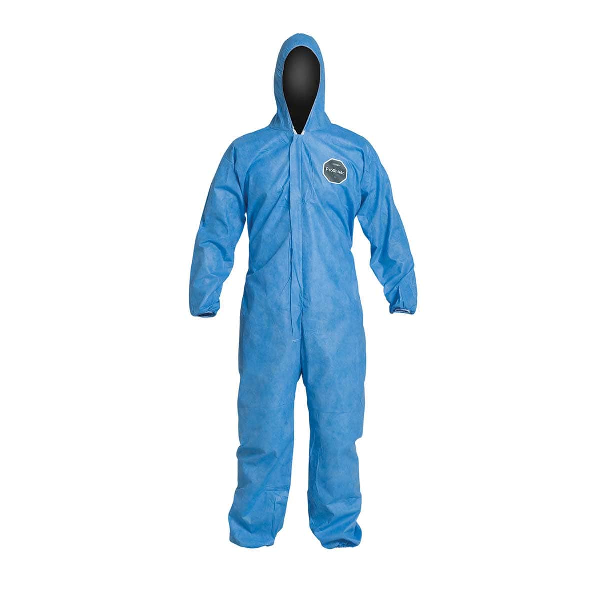 Blue DuPont ProShield 10 Coveralls, Hood, 25 Pack