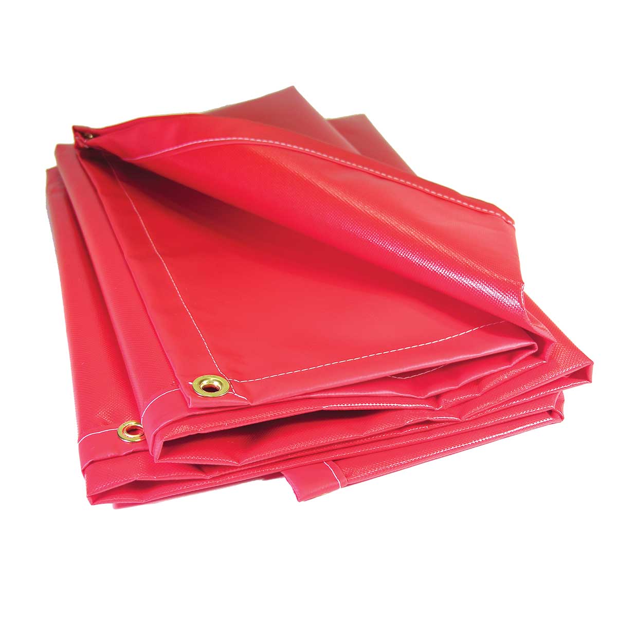 Mauritzon Red 13 oz. Flame Retardant Vinyl Salvage Cover