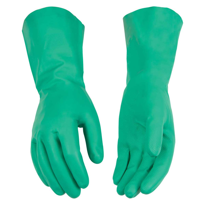 Kinco Men's 13"L, 15-mil Nitrile Gloves, Size L, 1pr