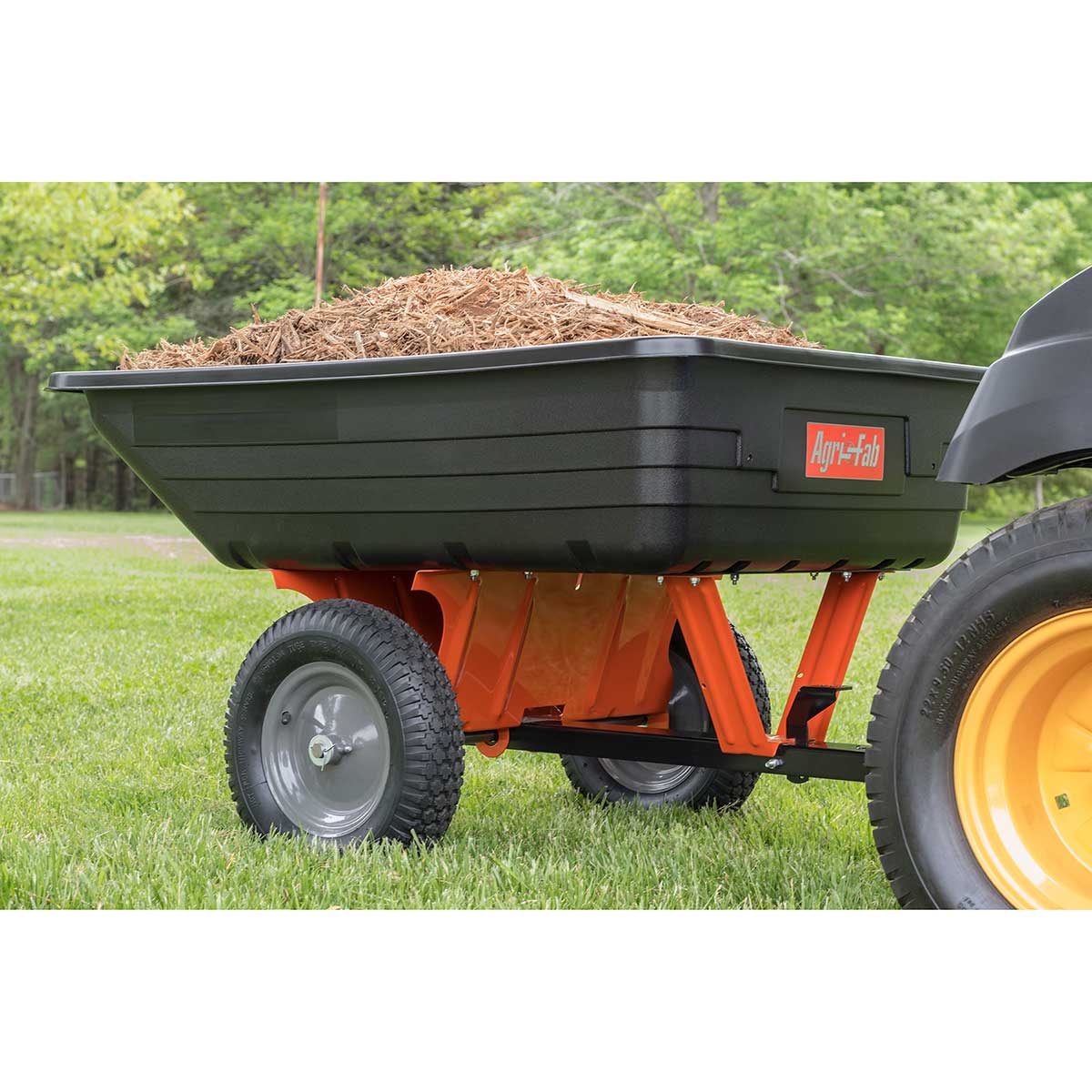 Agri-Fab Utility "10" Poly Cart In Use+++Agri-Fab Utility "10" Poly Cart In Use