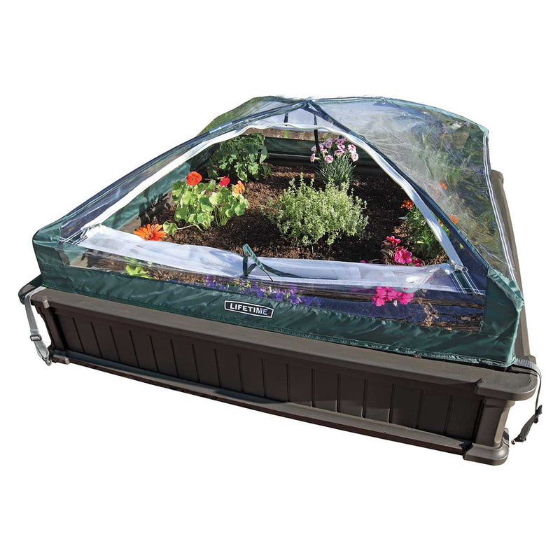Lifetime Raised Garden Bed Kit (2 Beds, 1 Enclosure)