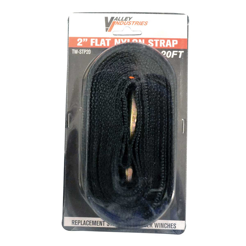 Valley Industries Trailer Winch Replacement Strap - 20' Length