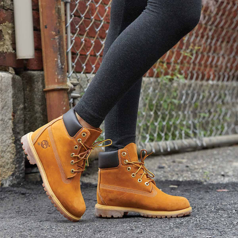 Timberland Women's 6-Inch Premium Waterproof Wheat Boots | Gemplers