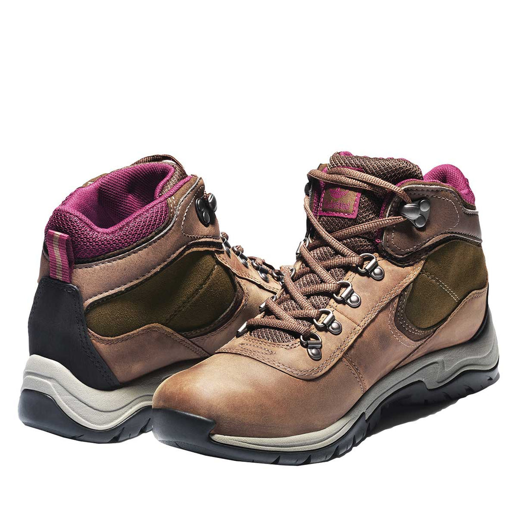 Front of the Timberland Tree Women's Mt. Maddsen Mid Waterproof Hiking Boots