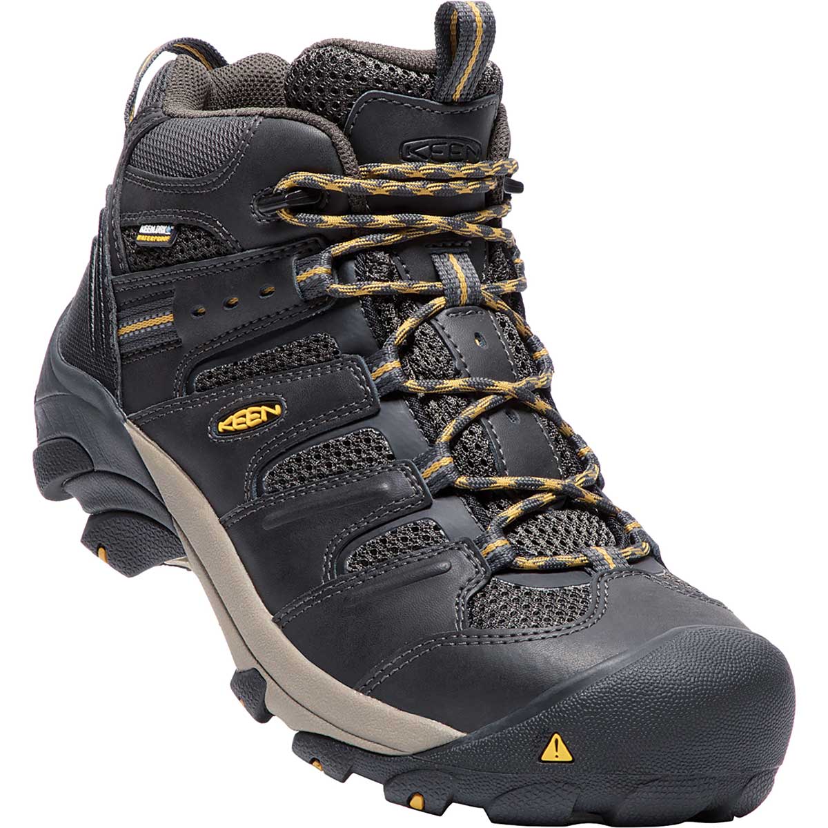 KEEN Utility Men's Lansing Mid Waterproof Steel Toe Hiker Boots