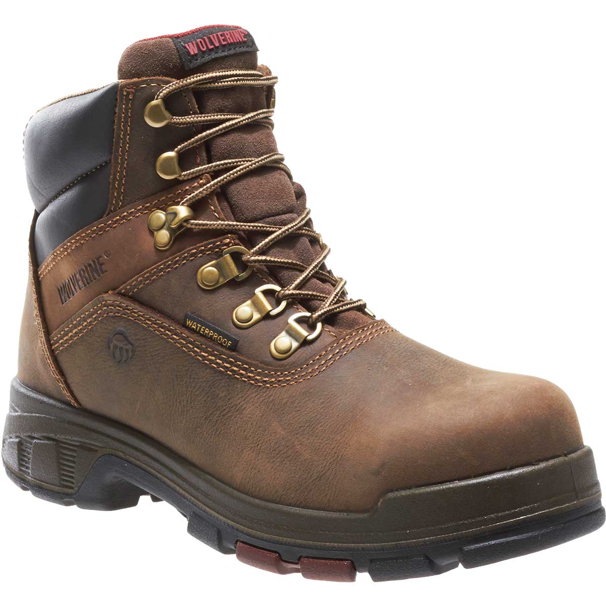 Wolverine Men's Crawford Waterproof 6 in. Work Boots - Steel Toe