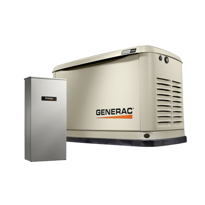 Generac Guardian 14 kW Standby Generator with 200 Amp Whole Home Transfer Switch
