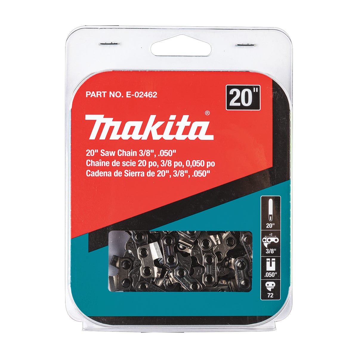 Makita 20" Chainsaw Chain, .050"