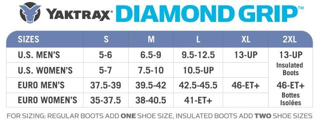 Yaktrax Diamond Grip Traction Device