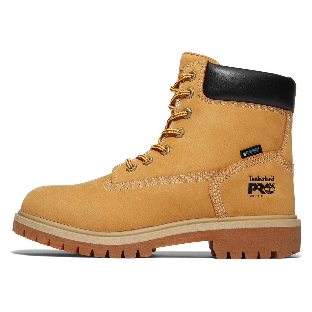 Wheat Timberland PRO Women's Direct Attach 6" Soft Toe Waterproof Boots