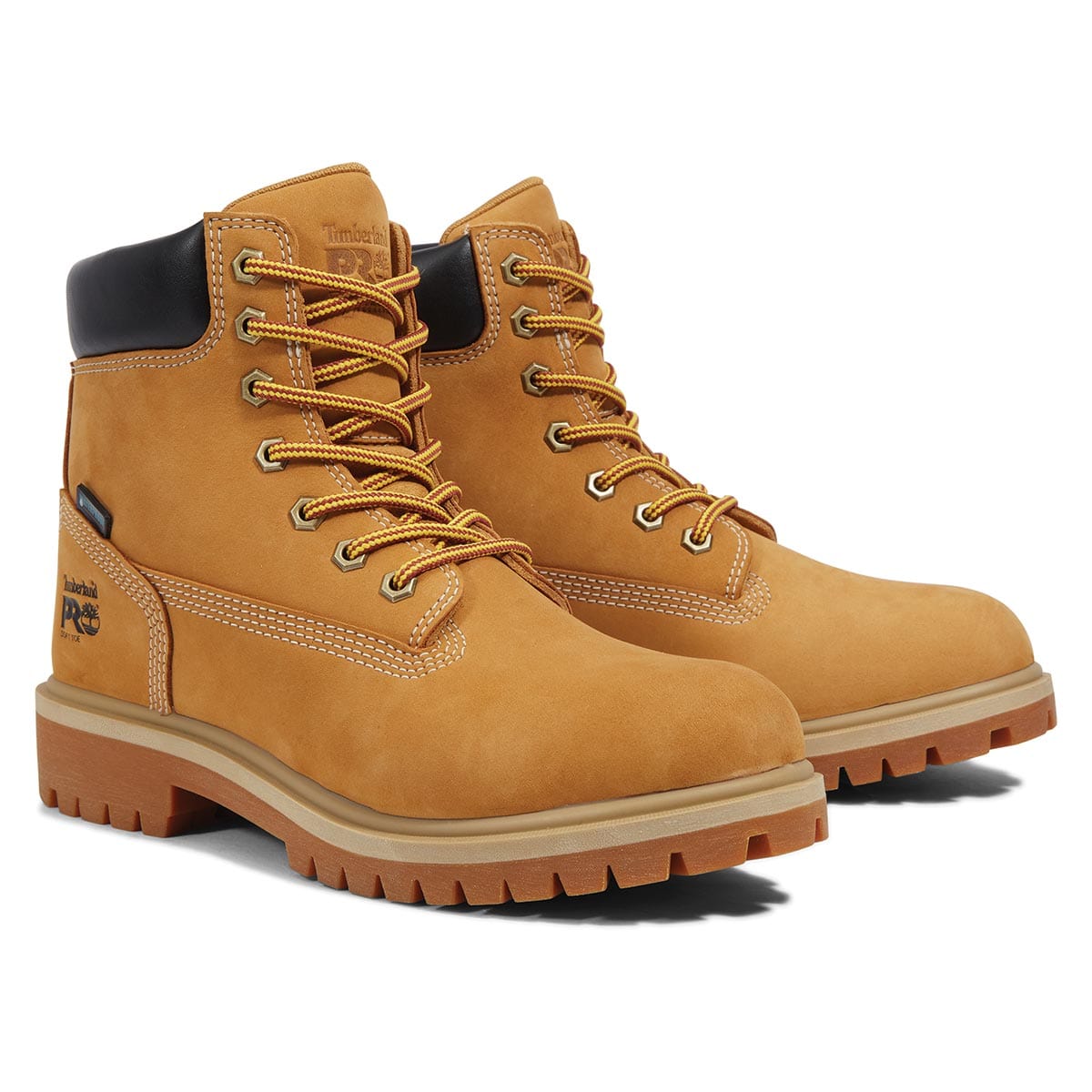 Wheat Timberland PRO Women's Direct Attach 6" Soft Toe Waterproof Boots