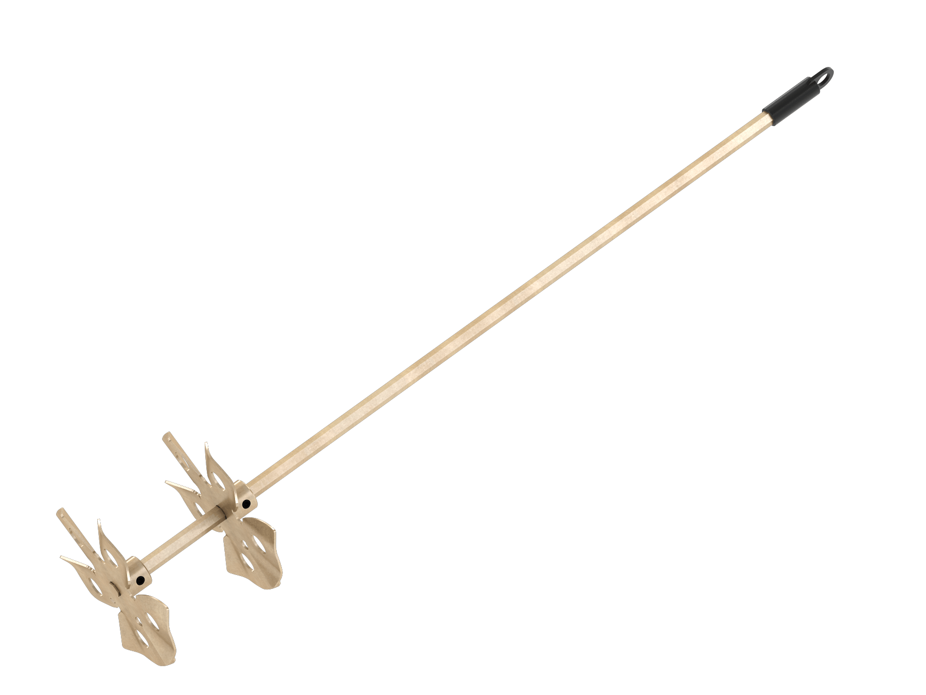Bon Tool Drill Mixer - Carbon Steel Double Blade - 5-inch