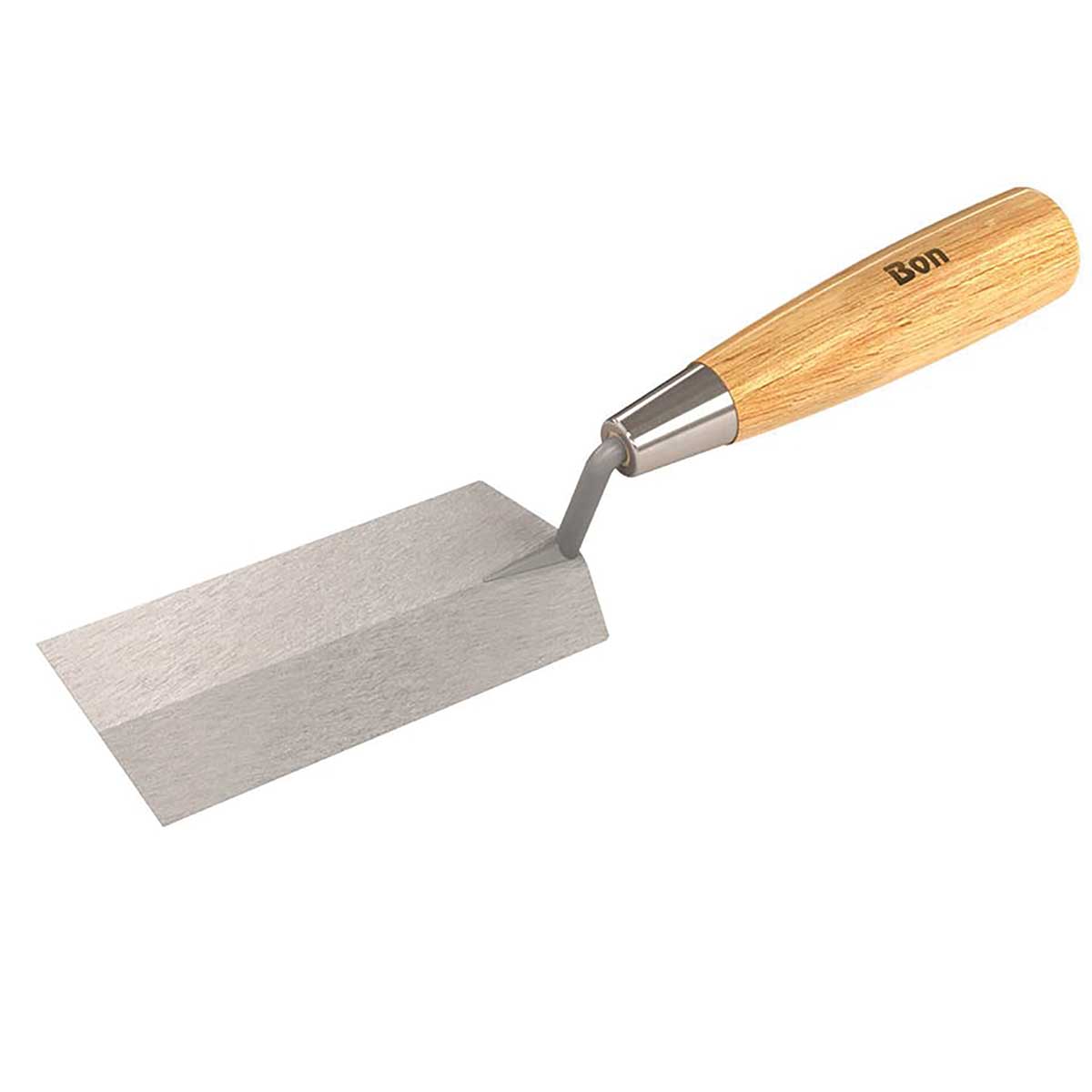 Bon Tool Carbon Steel 8" X 2"Margin Trowel with XL Wood Handle