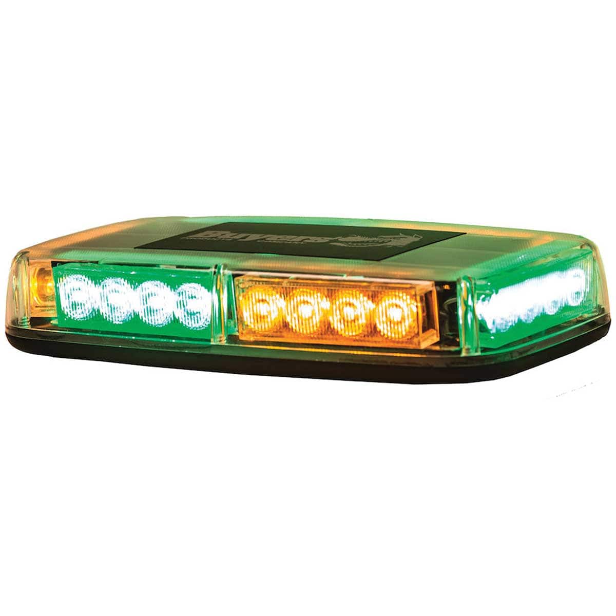 Amber/Green Buyers Products Rectangular Multi-Mount Mini Light Bar