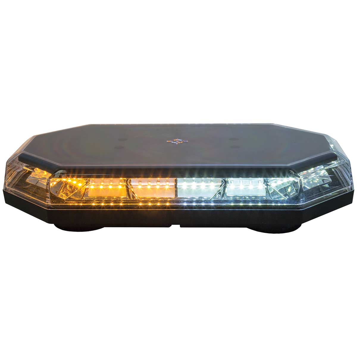 Amber/Clear Buyers Products Octagonal LED Mini Light Bar
