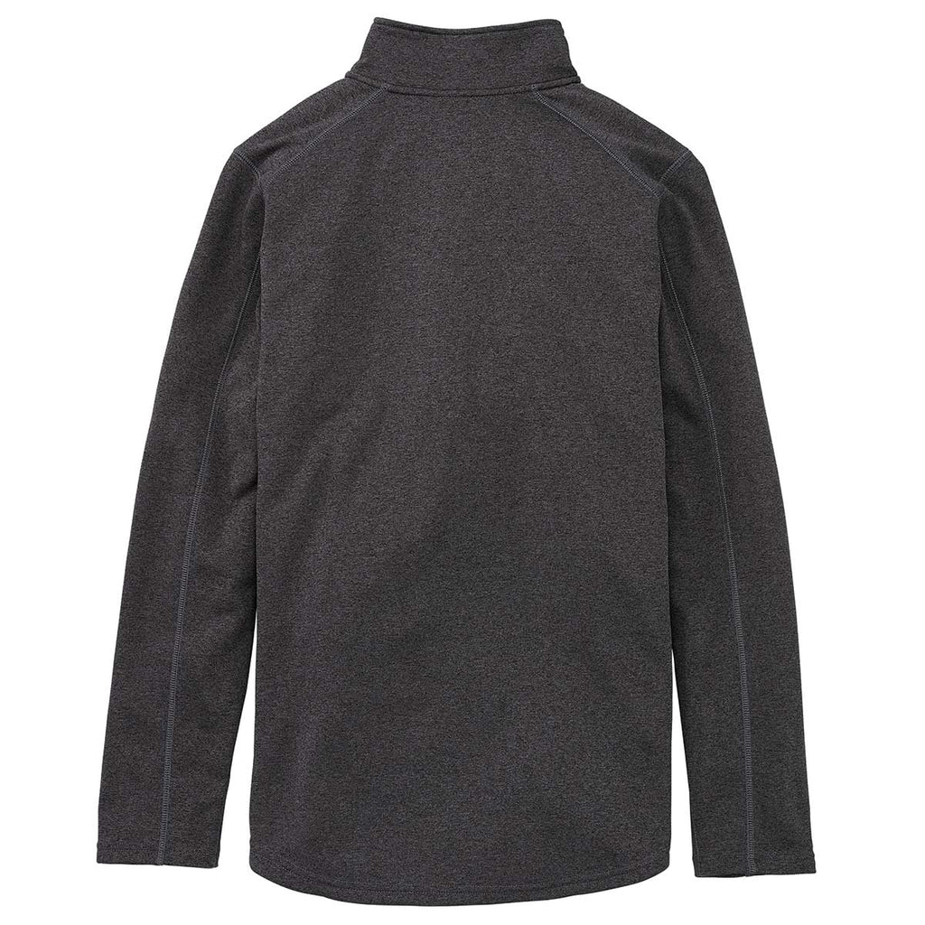 View of the back of the Timberland PRO Men's Understory Quarter-Zip Fleece Shirt