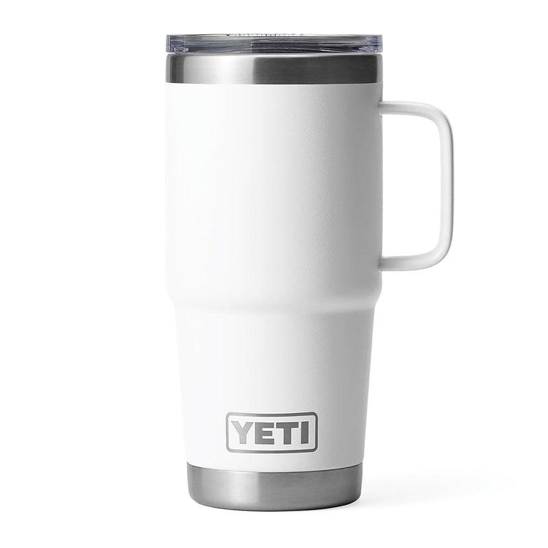 YETI Rambler 20 oz Travel Mug, Stainless Steel, Vacuum Insulated with  Stronghold Lid, Navy