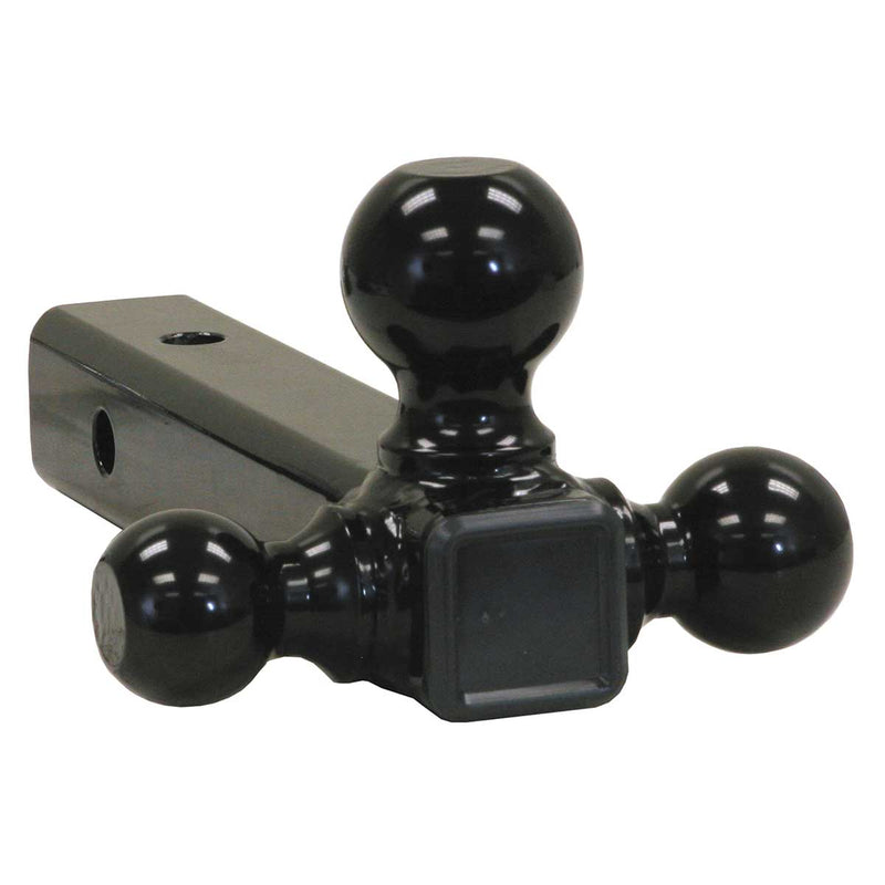 Buyers Products Tri-Ball Hitch-Tubular Shank with Black Towing Balls