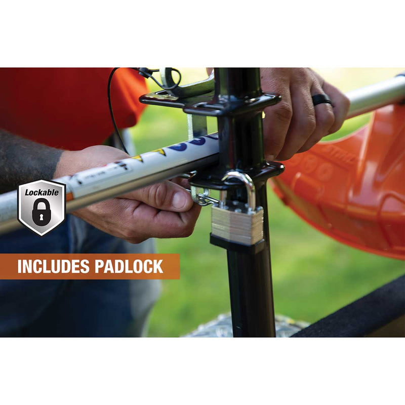 Buyers Products 3-Position Channel Style Lockable Trimmer Rack
