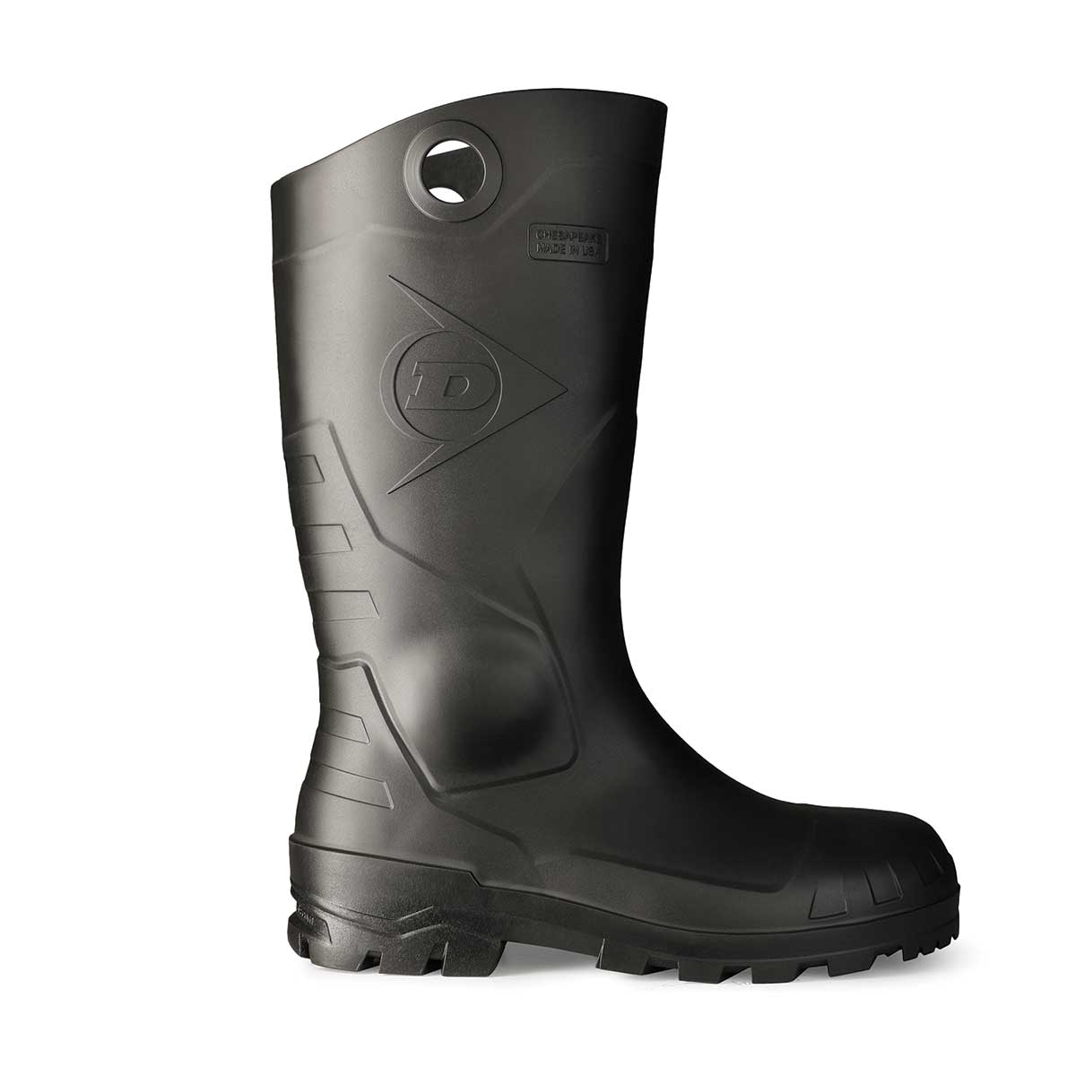 Side view of the Dunlop 14.5" Chesapeake Waterproof PVC Boots