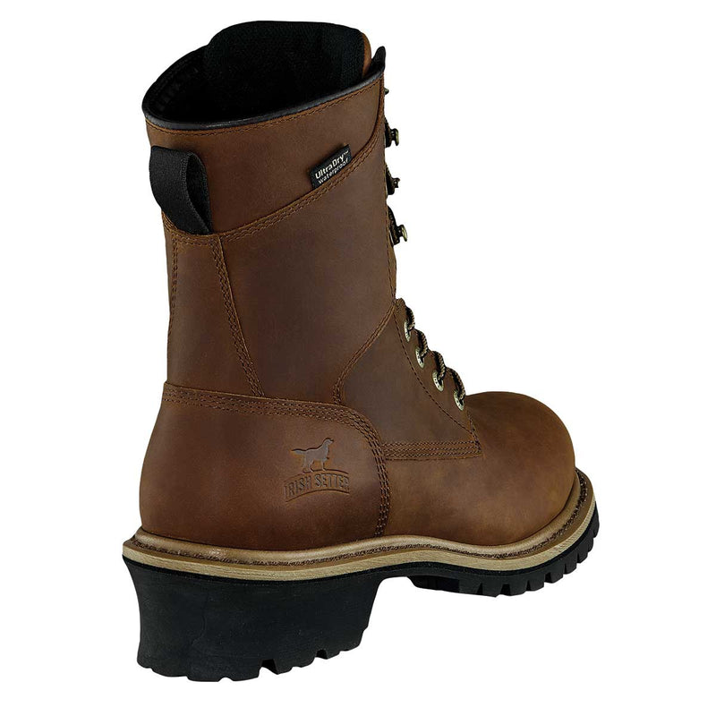 Irish Setter Men's 8" Safety Toe Mesabi Logger Boots