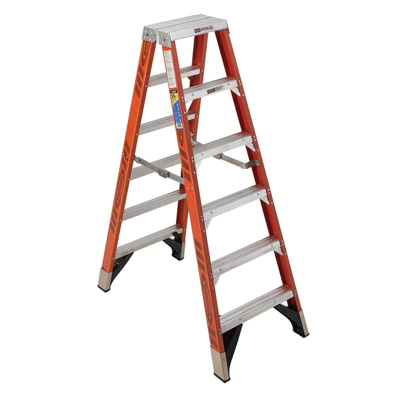 Werner Type IAA Fiberglass Twin Ladder