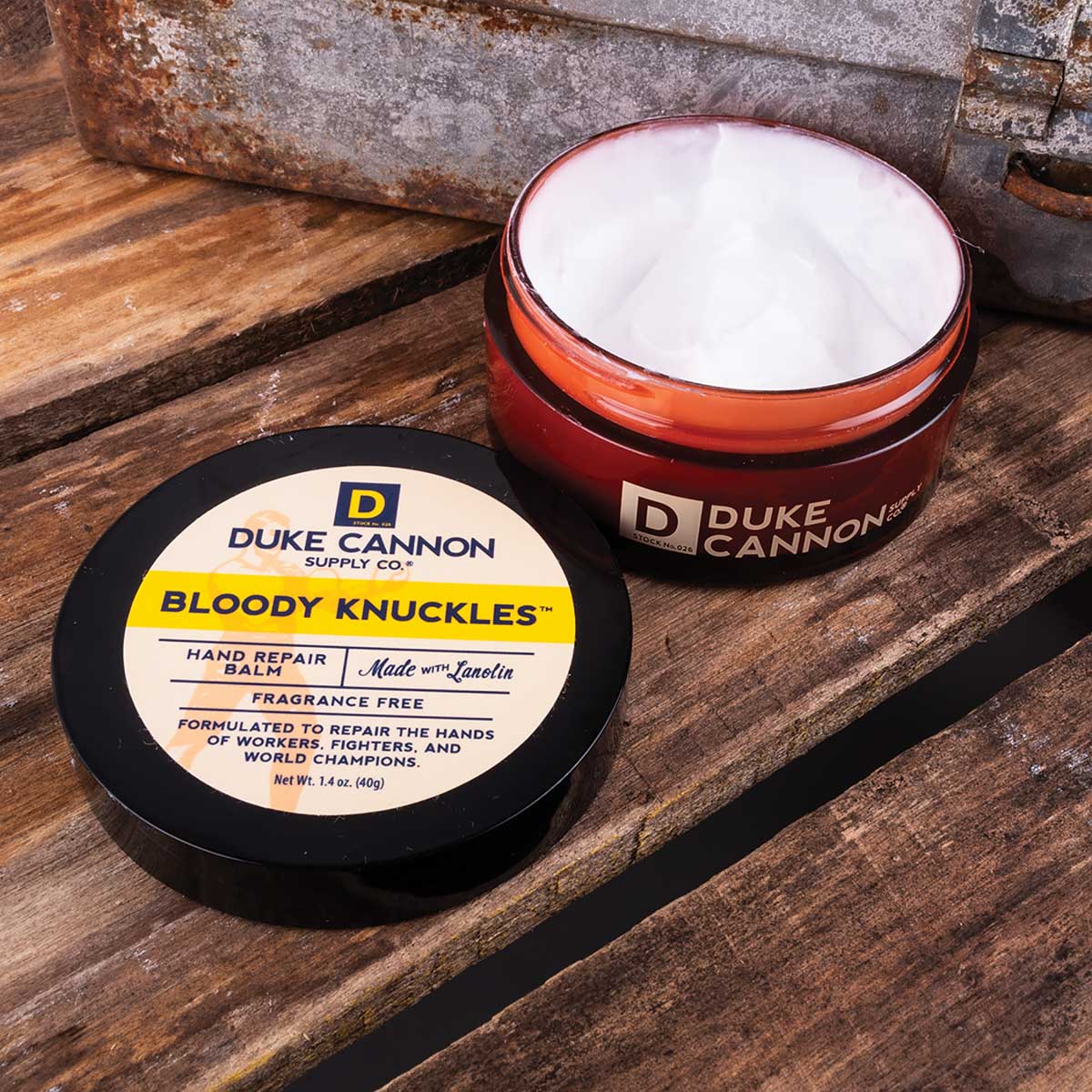 Duke Cannon Bloody Knuckles Hand Repair Balm - Travel Size - 1.4oz