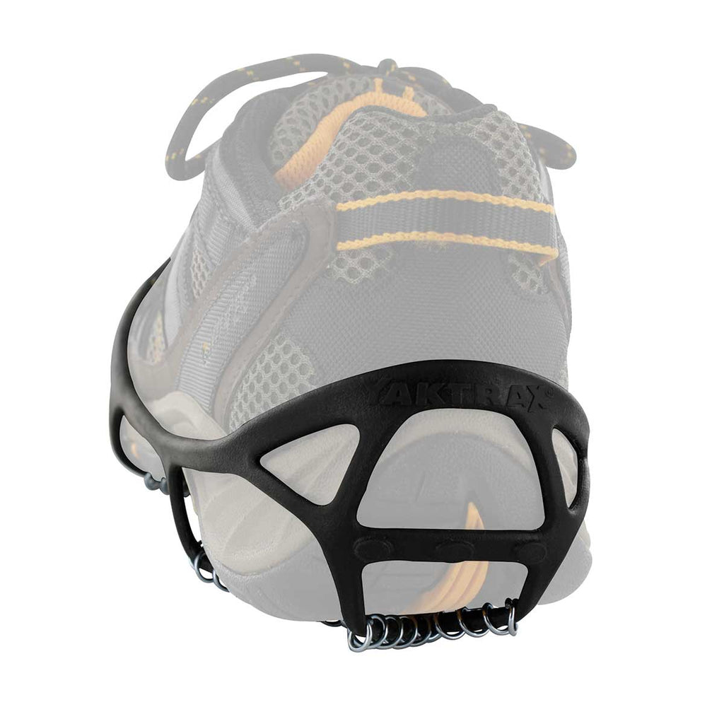Closeup of the heel of Yaktrax Walk Traction Cleats