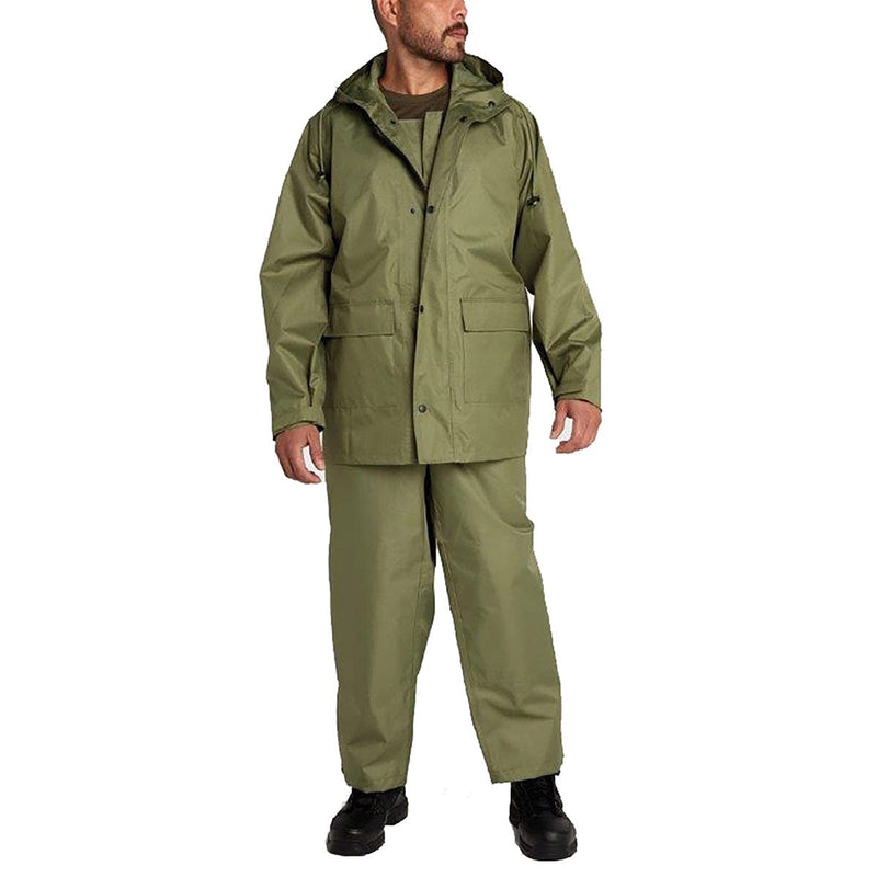 Utility Pro Dry Up Ripstop Hooded Rain Jacket with Teflon