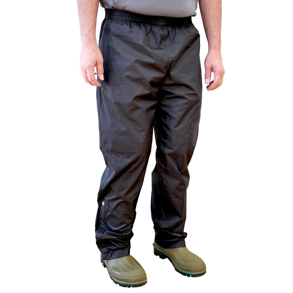 Black Sugar River by Gemplers Waterproof Breathable Packable Rain Pants