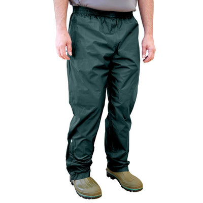 Green Sugar River by Gemplers Waterproof Breathable Packable Rain Pants
