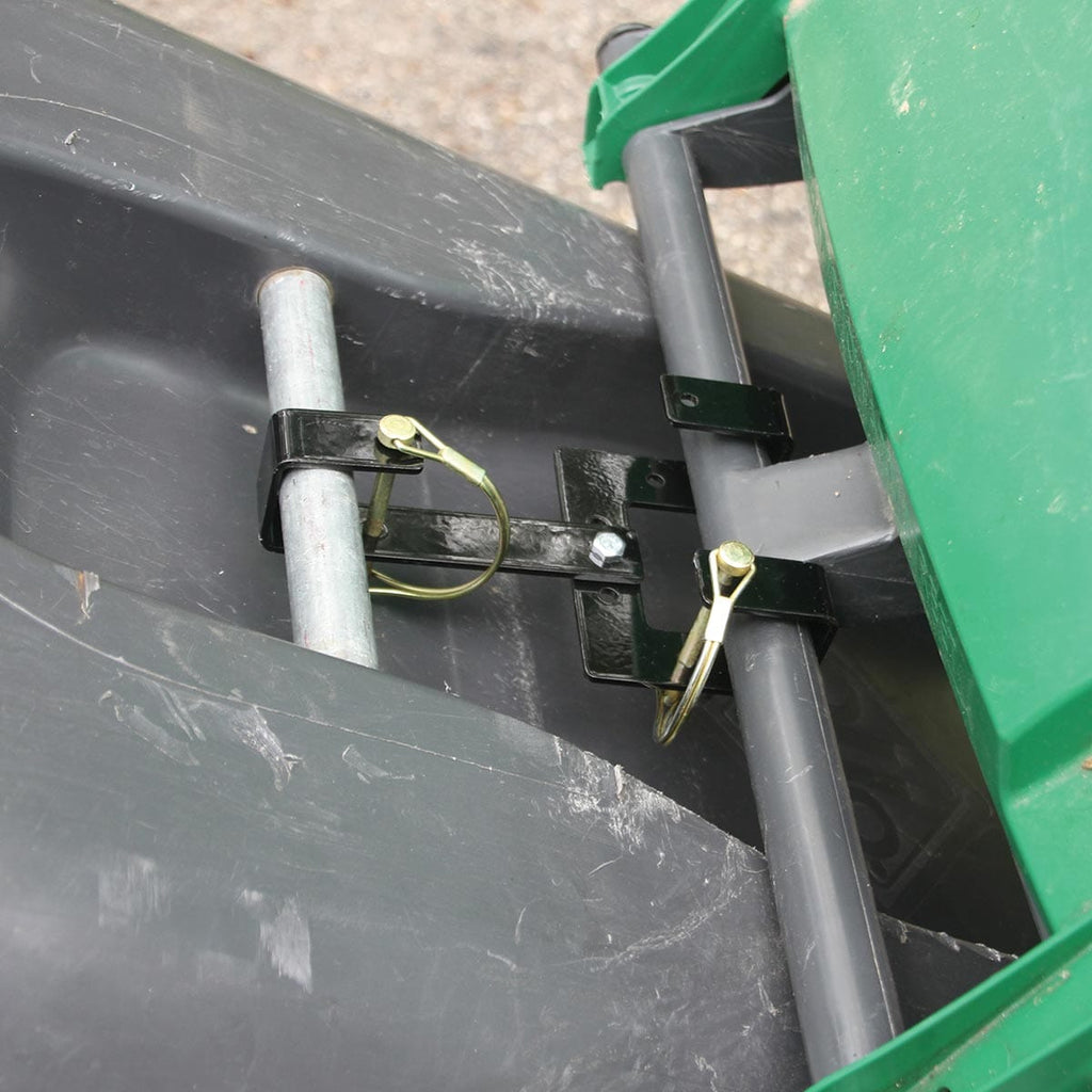 Garbage Can Hauler Can Coupler In Use+++Garbage Can Hauler Can Coupler In Use